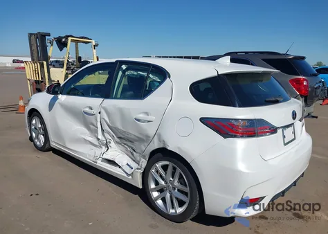 2017 Lexus Ct 200H из США, поврежденный, VIN JTHKD5BH4H2297379